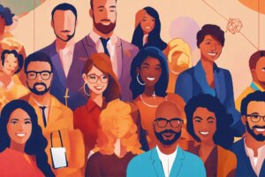 Create an image showcasing a diverse group of indi